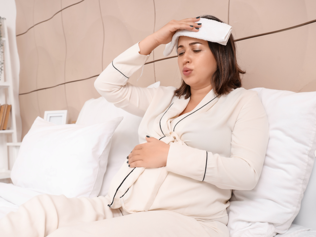 ovulation feeling nauseous